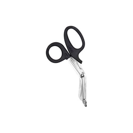 Kemp Usa 7.5" Bandage Shears, Black, 5 PCS 11-025-BLK-7.25